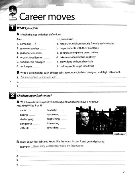 Interchange 3 Fourth Edition Workbook Answer Key 6