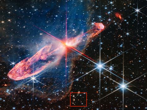 James Webb Telescope Photo Shows A Question Mark Shaped Structure In