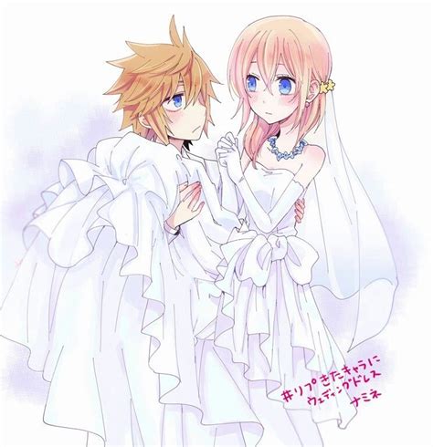 Roxas And Namine Kingdom Hearts By あのこ Kingdom Hearts Wallpaper