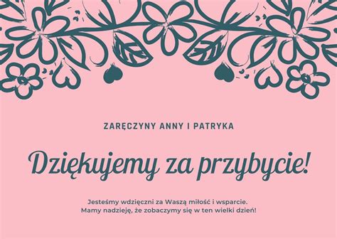 Szablony I Wzory Kartek Na Zaręczyny