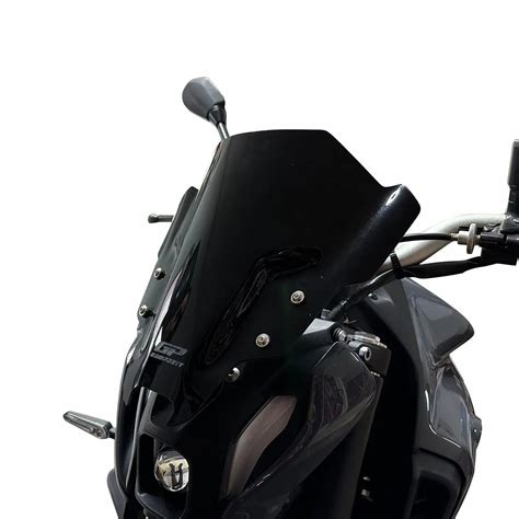 Yamaha Mt07 Windscreen Dark Smoke 2021 2024 Mt 07 Windshield