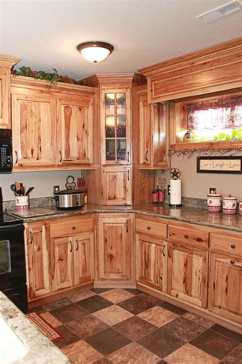 Rustic Hickory Kitchen Cabinets A Timeless Design Statement Home