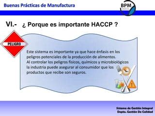 Buenas prácticas de manufactura PPT