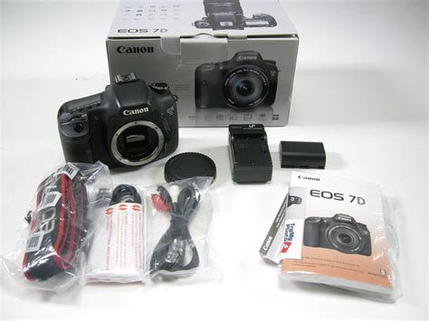 Canon Eos 7d 180mp Digital Slr Camera Body Only Shutter Ct 59297