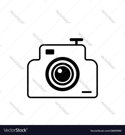 photo camera white royalty  vector image vectorstock