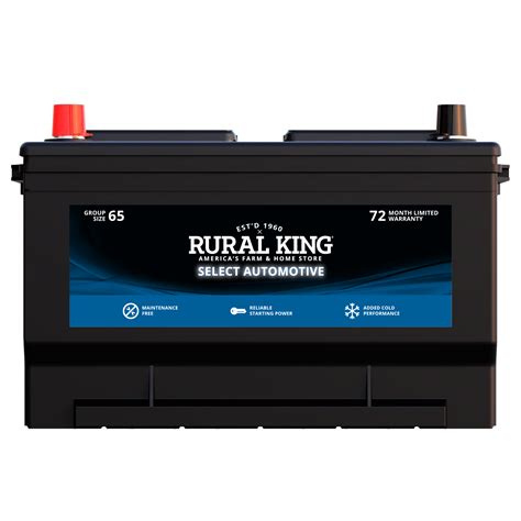 Rural King Select Automotive Battery - 65-72 | Rural King