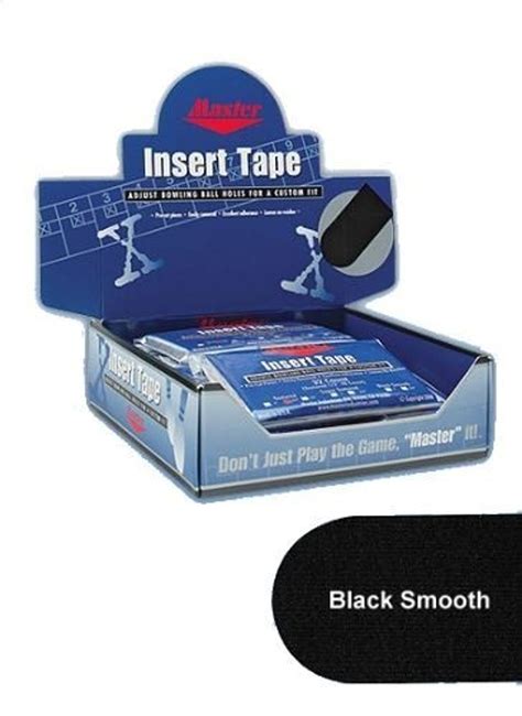 Master 1 Black Bowling Tape 32 Piece Pack