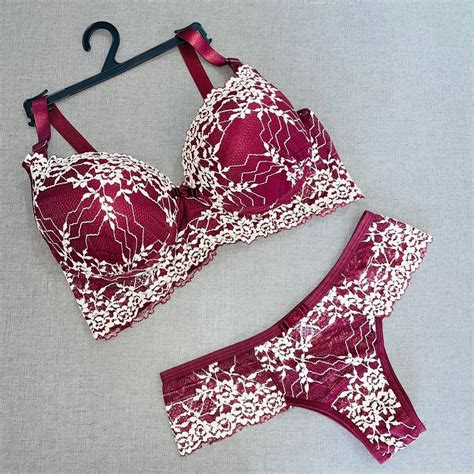 Conjunto Plus Size Lingerie Renda Luxo Bicolor Bojo Calcinha e Soutien Moda Íntima Feminina