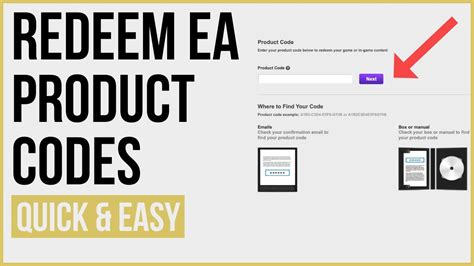 How to Redeem Game Code on EA.com - Redeem In-Game Content EA Sports ...