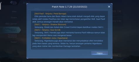 MLBB Menfess On Twitter Ml Hanabi Revamp Sakit Banget Skill 2 Sama