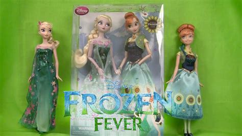 Disney Frozen Fever Anna And Elsa Dolls Compare To Mattel Youtube