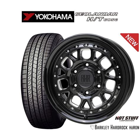 HOT STUFFホットスタッフ サマータイヤ ホイール4本セット バークレイハードロック ヒューロン ヨコハマ GEOLANDAR ジオランダー H T G056 275 60R18