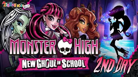 Monster High New Ghoul In School Second Day Episode 2 Zigzag