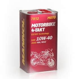 Купить масло MANNOL 7812 Motorbike 4-Takt 10W-40 в СПб | Официальный ...
