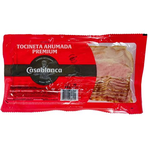 Tocineta Ahumada Premium Casa Blanca 200 Gr