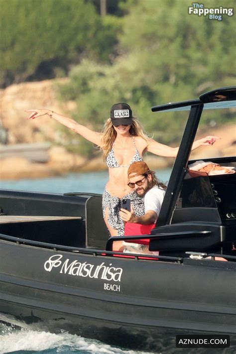 Heidi Klum Sizzles In Sexy Bikini On Sardinian Getaway With Tom Kaulitz Aznude