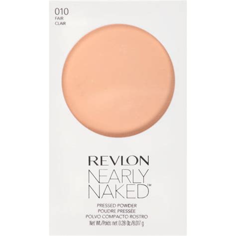 Revlon Nearly Naked Pressed Powder Fair 0 28 Oz Walmart