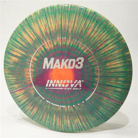 Innova I Dye Star Mako3 Disc Golf Midrange Disc