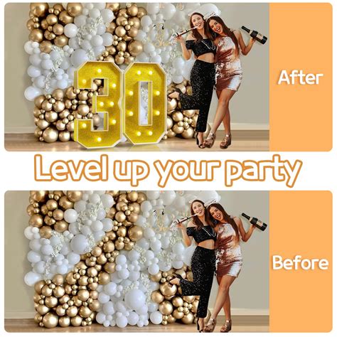 Snapklik Imprsv Ft Gold Marquee Numbers Diy Marquee Light Up