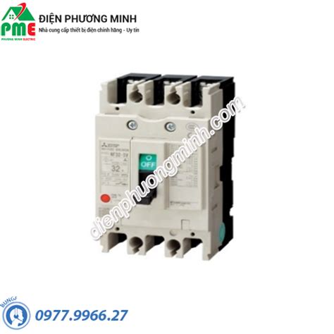 Cầu dao tự động MCCB Mitsubishi NF32 SV 3P 15A