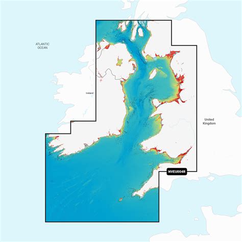 Garmin Navionics Vision Electronic Chart Irish Sea 010 C1232 00