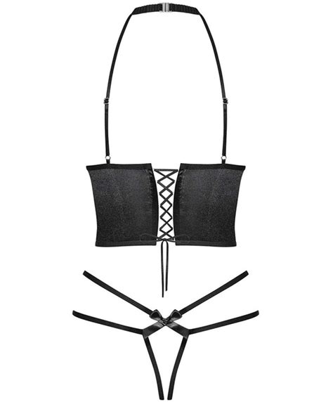 Obsessive Delishya Black Lingerie Set Sexystyle Eu