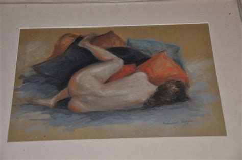 Nude Woman Painting Watercolor By Edward Hopper Real Collectors Weekly