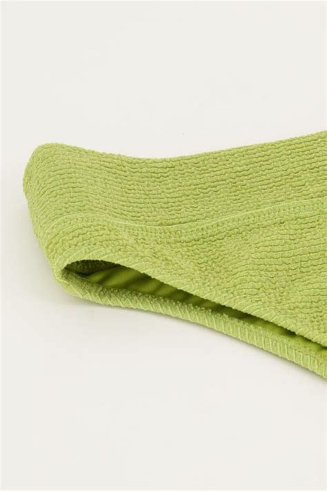 Groen Bikini Broekje Met Lurex High Waist My Jewellery