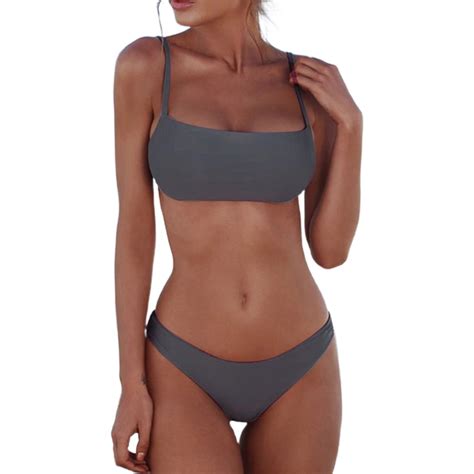 Tierpop Bikinis Sexy Women Swimsuit Push Up Brazilian Bikini Shoulder Straps Swimwear Walmart