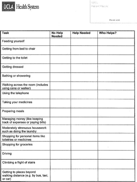 Geriatric Assessment Tools Rosen 2011 Mount Sinai Journal Of