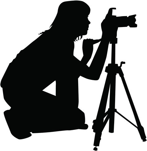 Camera Operator Photography Silhouette Png Download 37423840