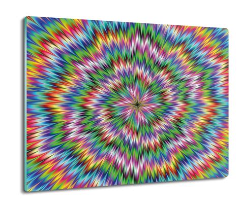 Szklana Deska Splashback Psychodeliczny Wz R X Artprintcave