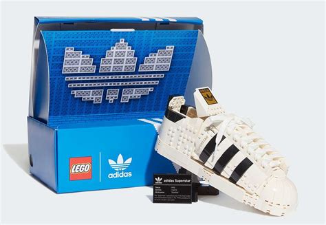 Lego 10282 Adidas Originals Superstar Brick Built Sneaker Set Is On