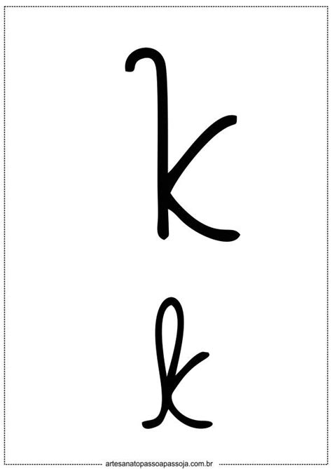 K Minusculo Em Letra Cursiva - A Letra K Em Cursiva Caligrafia Para Imprimir Letra Cursiva MODISEDU