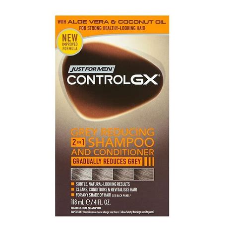 Just For Men Control Gx Grey Reducing 2 In 1 Shampoo And Conditioner Fruugo Uk