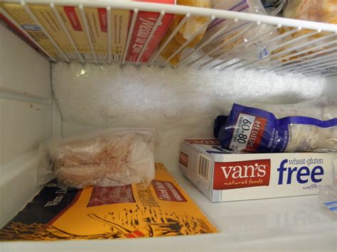 Wishing For A Frost Free Fridge Right About Now