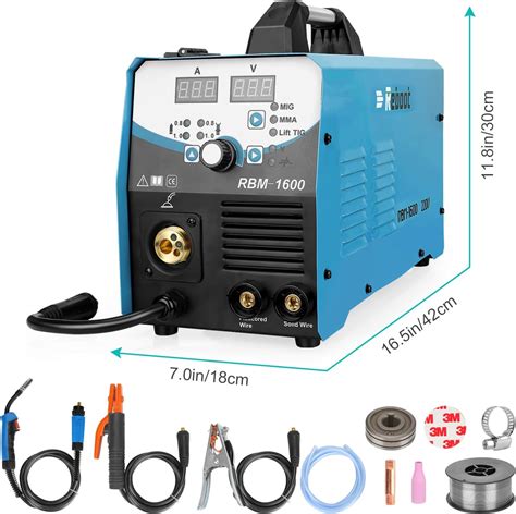 Buy Reboot Mig Welder Machine With Gas Gasless 4 In 1 RBM 1600