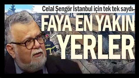 Prof. Dr. Celal Şengör İstanbul'da fay hattına en yakın yerleri tek tek ...