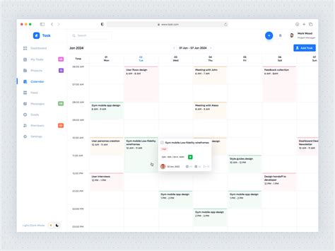 task management calendar view  ajendra sutariya  dribbble