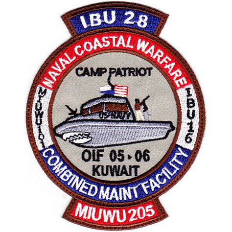 Miuw 108 Mobile Inshore Undersea Warfare Unit Patch River Patrol Boat Patches Navy Patches