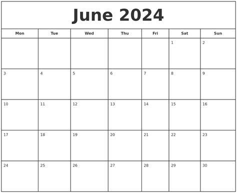 Calendar June Pdf