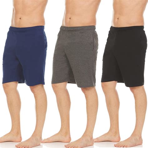 Essential Elements Herren Pyjama Shorts 3er Pack Schlafshorts 100