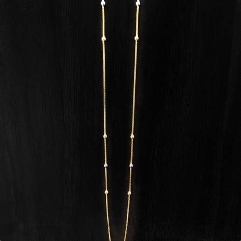 Buy quality 916 GOLD LIGHTWEIGHT CHAIN(2.50) in Ahmedabad
