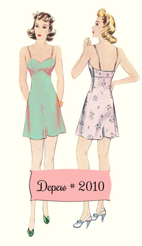 Vintage Sewing Lingerie Pattern S Teddy Cami Knickers Etsy