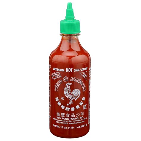 Huy Fong FOODS INC Sriracha Hot Chili Sauce Ounce Brookshire S