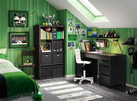 Обои на компьютерный стол для подростка в интерьере (64 фото ...