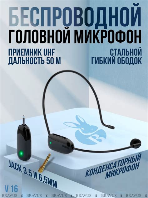 Гарнитура беспроводная Головной микрофон для громкоговорителя - купить ...