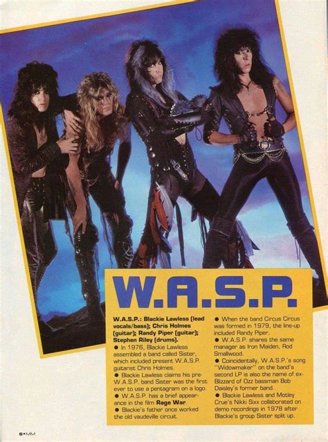 W A S P The Last Command Era SteveRiley ChrisHolmes BlackieLawless