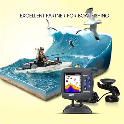 LUCKY FF918 Wired Wireless Fish Finder 180M Depth Underwater Visual