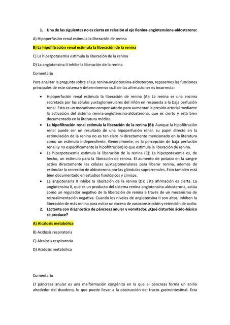 Examen Nefrologia Comentado Middlemedic Udocz